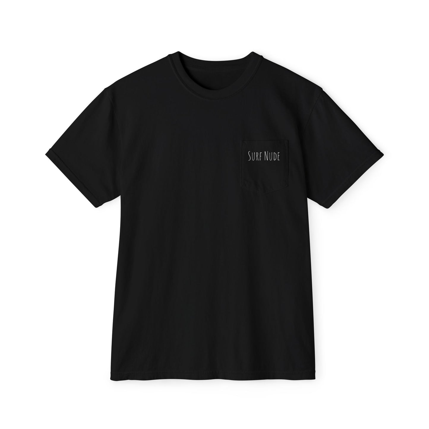 SURF NUDE Pocket T-Shirt/Embroidered