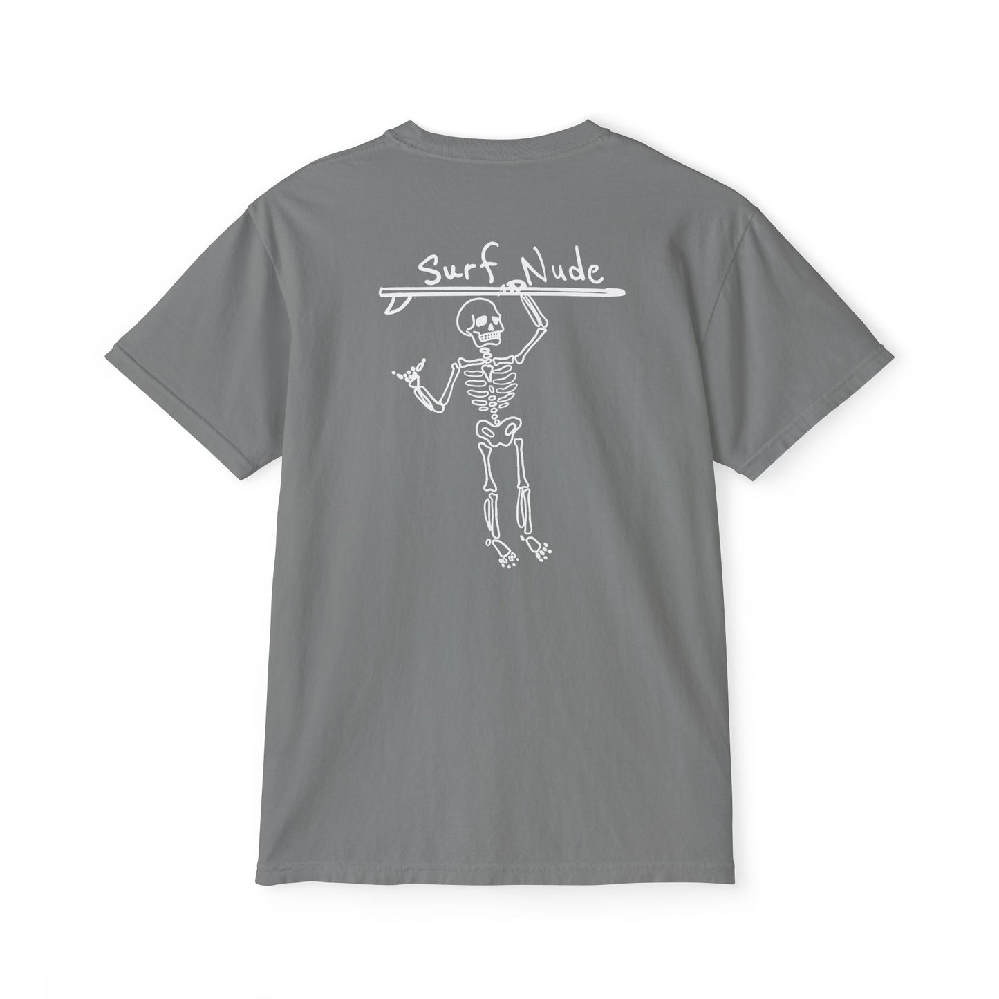SURF NUDE Pocket T-Shirt/Embroidered