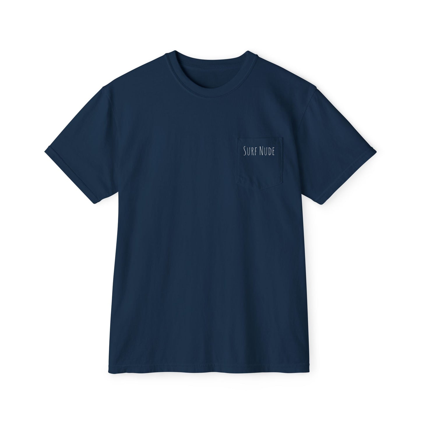 SURF NUDE Pocket T-Shirt/Embroidered