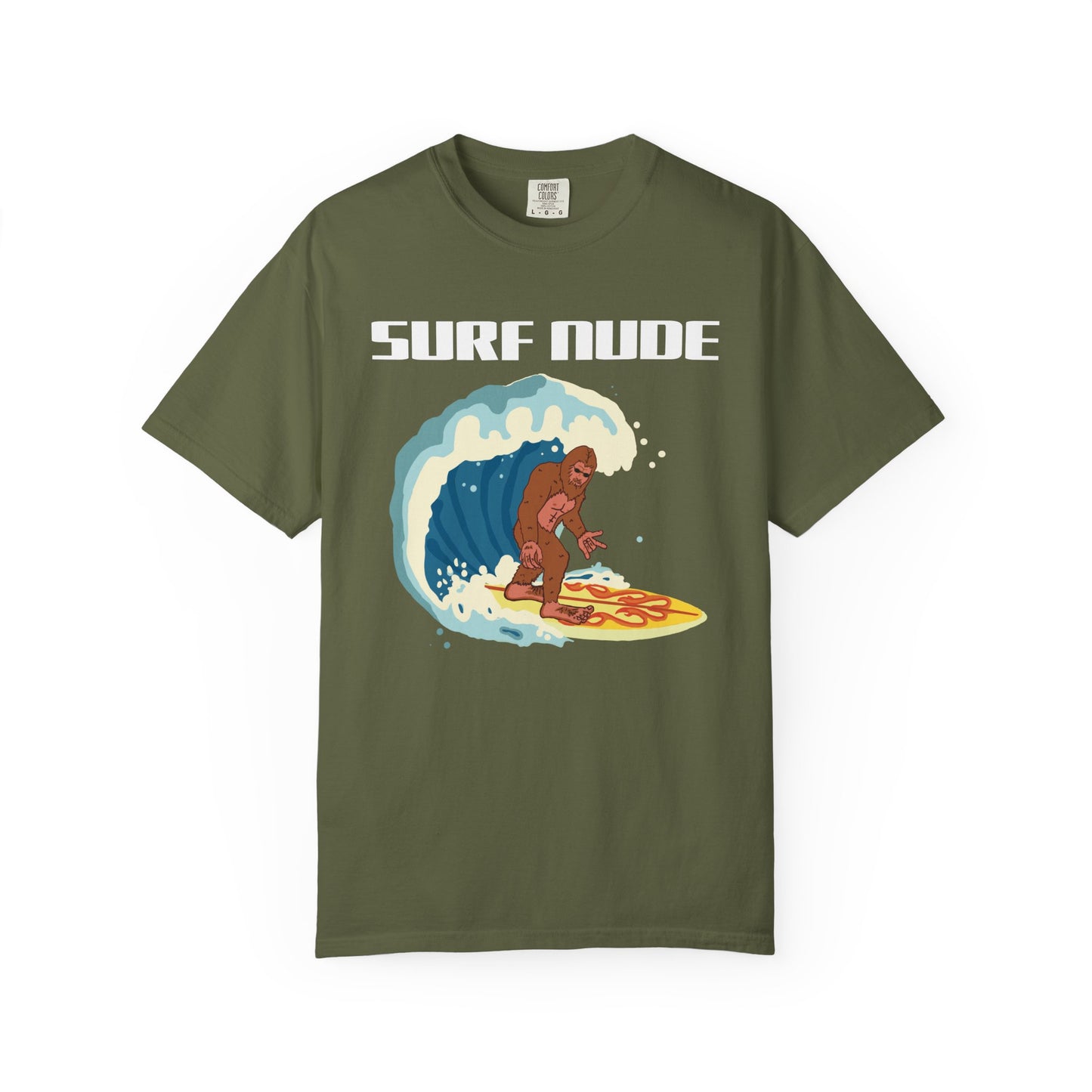 BIG FOOT SURF NUDE TSHIRT