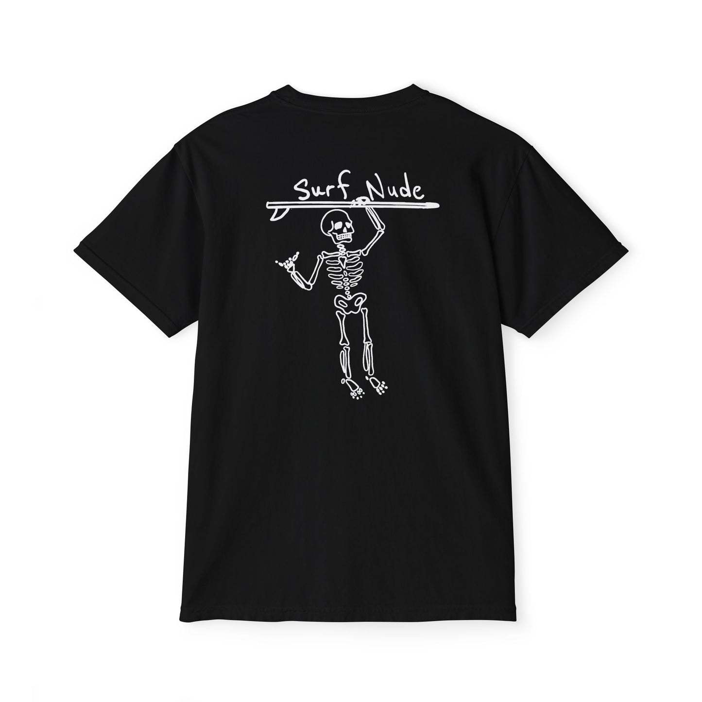 SURF NUDE Pocket T-Shirt/Embroidered