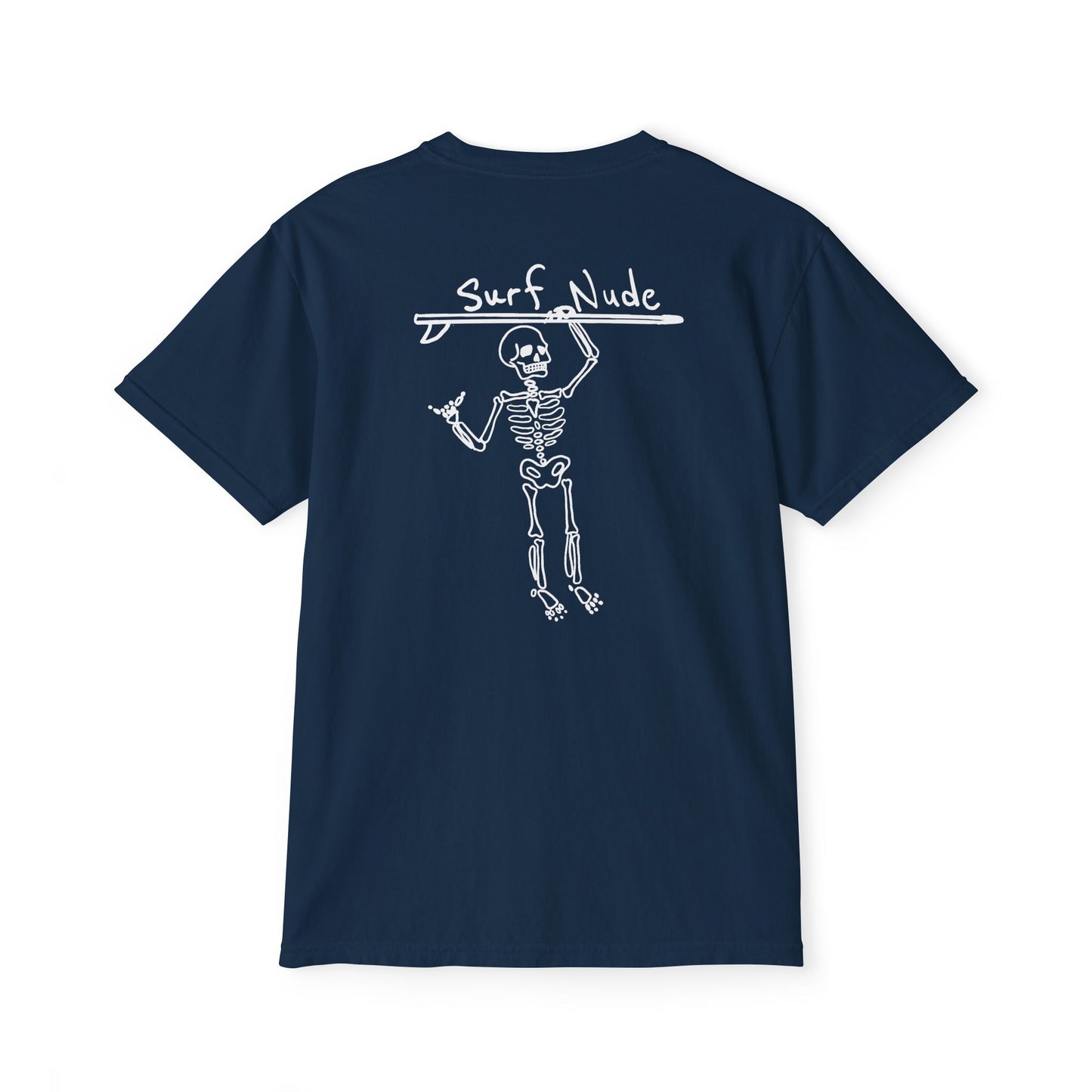 SURF NUDE Pocket T-Shirt/Embroidered