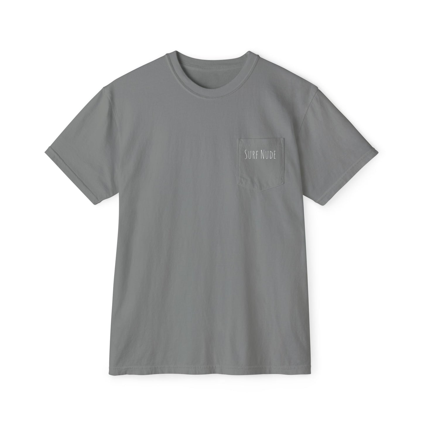 SURF NUDE Pocket T-Shirt/Embroidered