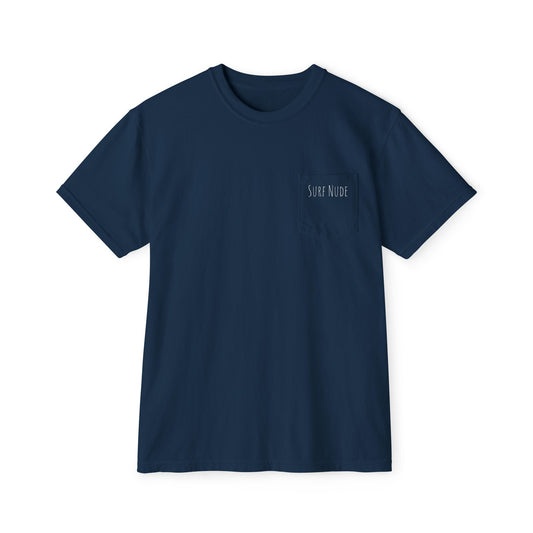 SURF NUDE Pocket T-Shirt/Embroidered