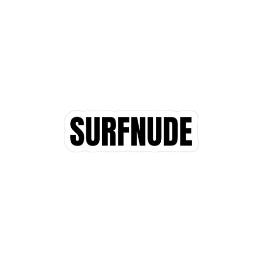 SURF NUDE Sticker