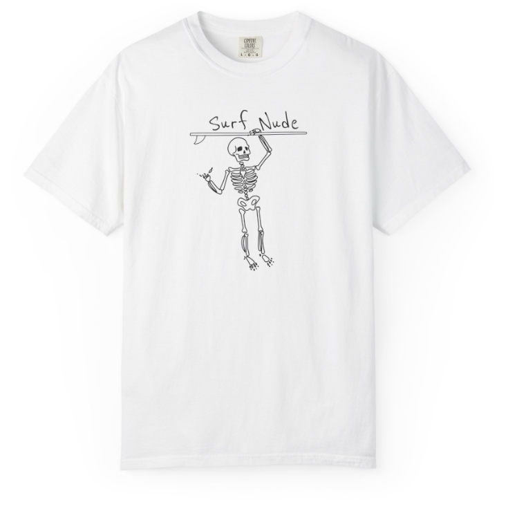 Surf Nude Skeleton T-Shirt